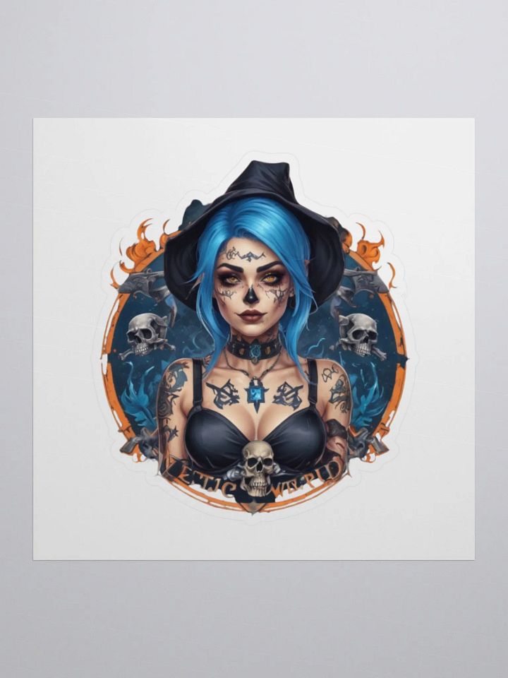 Mystical Witch Kiss Cut Stickers product image (3)