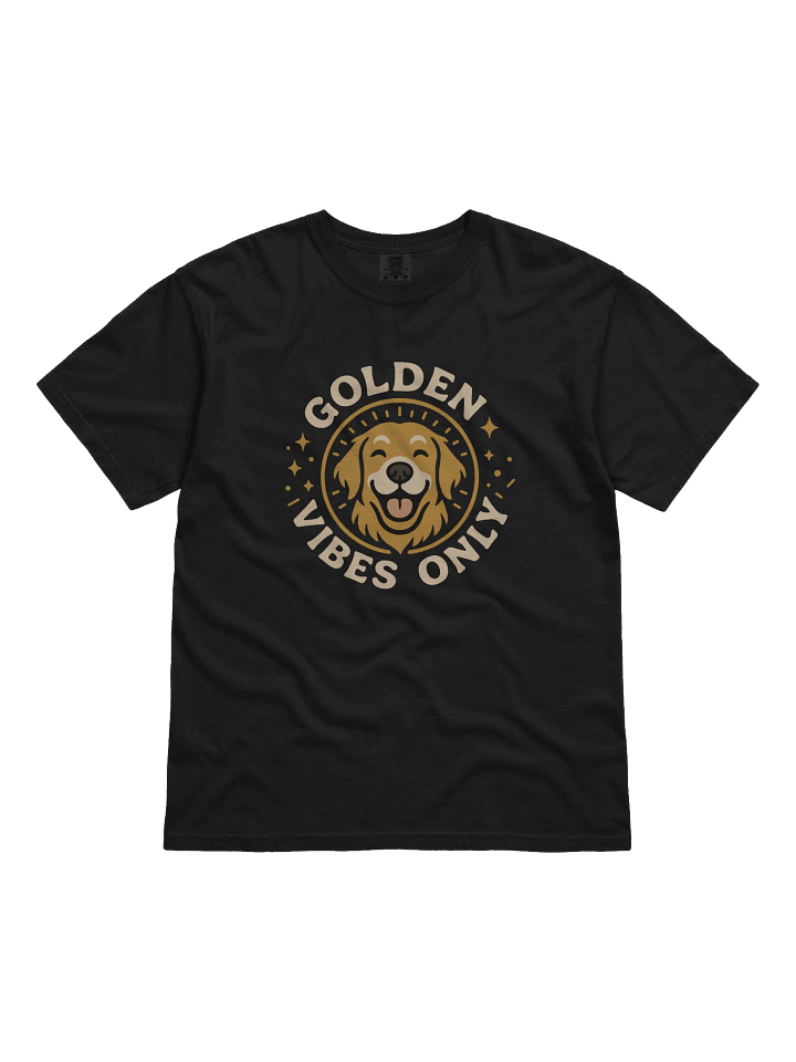 Golden Vibes Only Golden Retriever T-Shirt product image (1)
