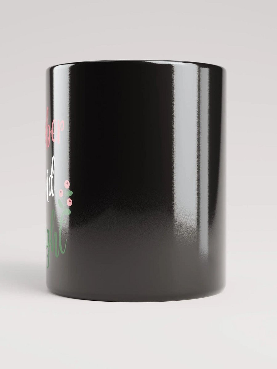 Sober & Bright Christmas Black Mug product image (5)