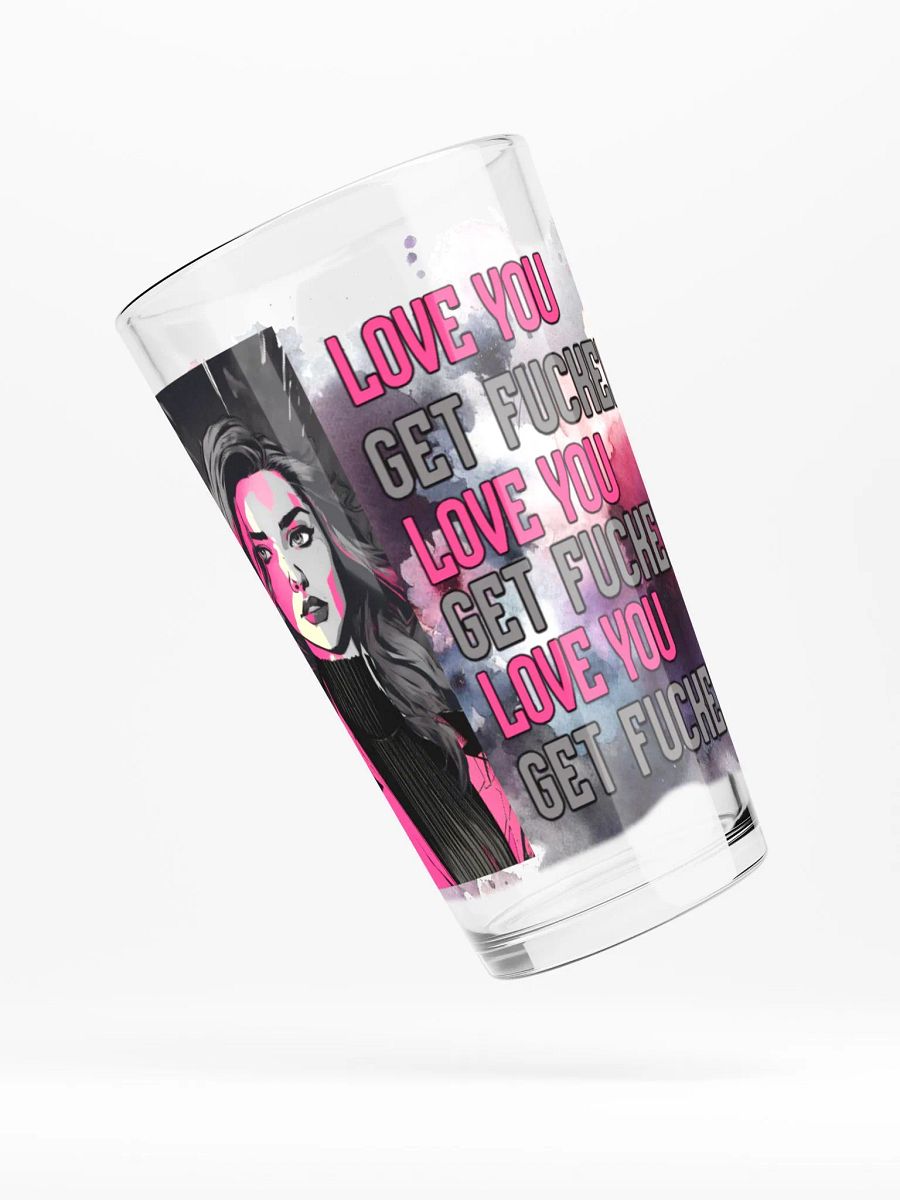 Love You, Get Fucked, Shaker Pint Glass product image (4)