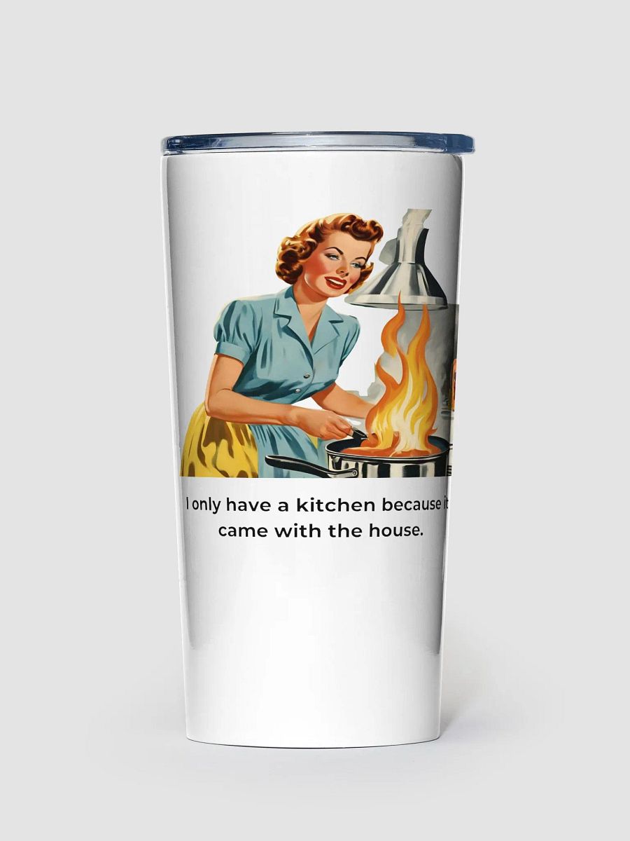 Retro Kitchen Disaster 20oz Stainless Steel Tumbler product image (1)
