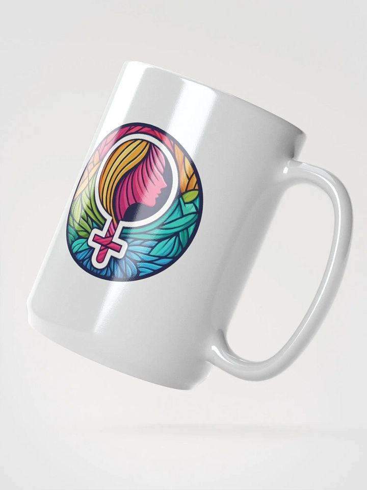 Vibrant Profile White Glossy Mug product image (2)