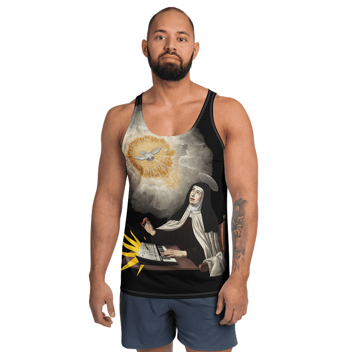 Santa Teresa de Odyssey by Frank Fonik (ARP Odyssey), classic synth Tribute, Regular fit Tank Top product image (1)