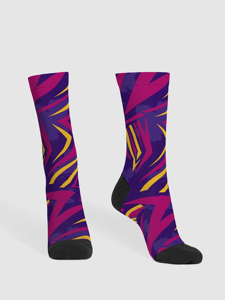 Purple Flash | Premium Sustainable Crew Socks product image (2)