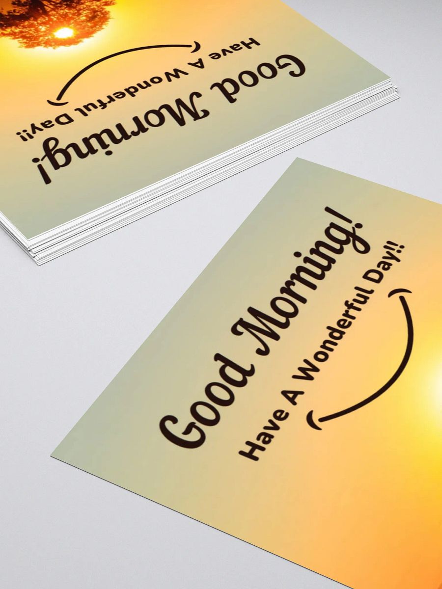 Smiling Sunrise Kiss Cut Stickers product image (12)