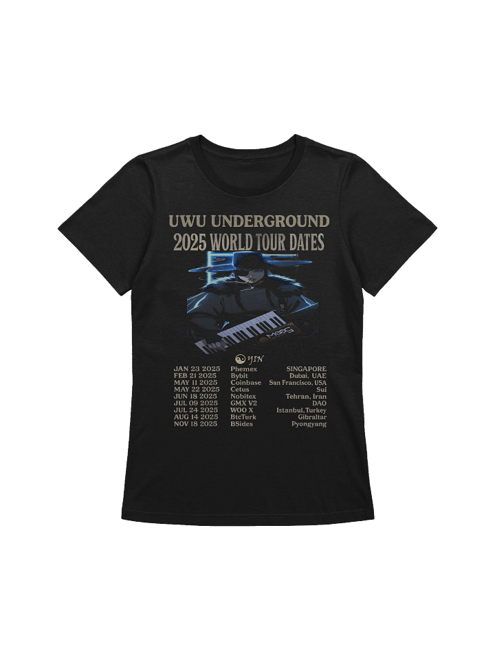 UwU World Tour - Yin - Ltd Edition - 2025 - Fem Supersoft Tour T-shirt product image (1)