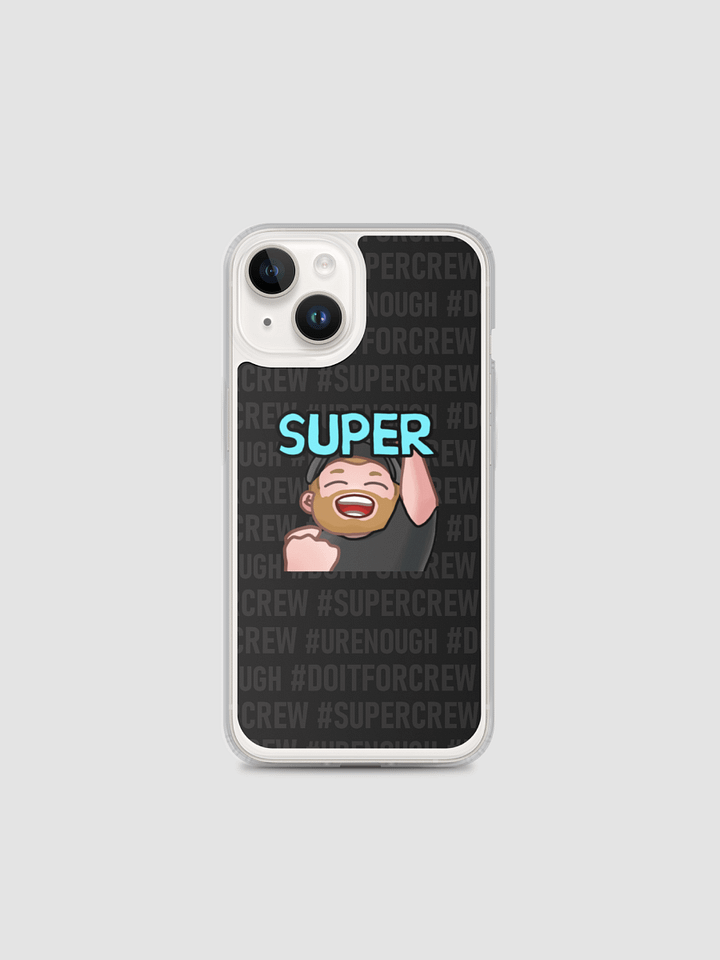 Super - Black with txt iPhone Case product image (1)