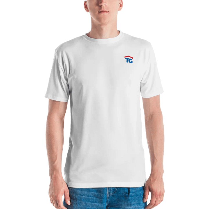 Men's TG White Crew Neck T-Shirt product image (2)
