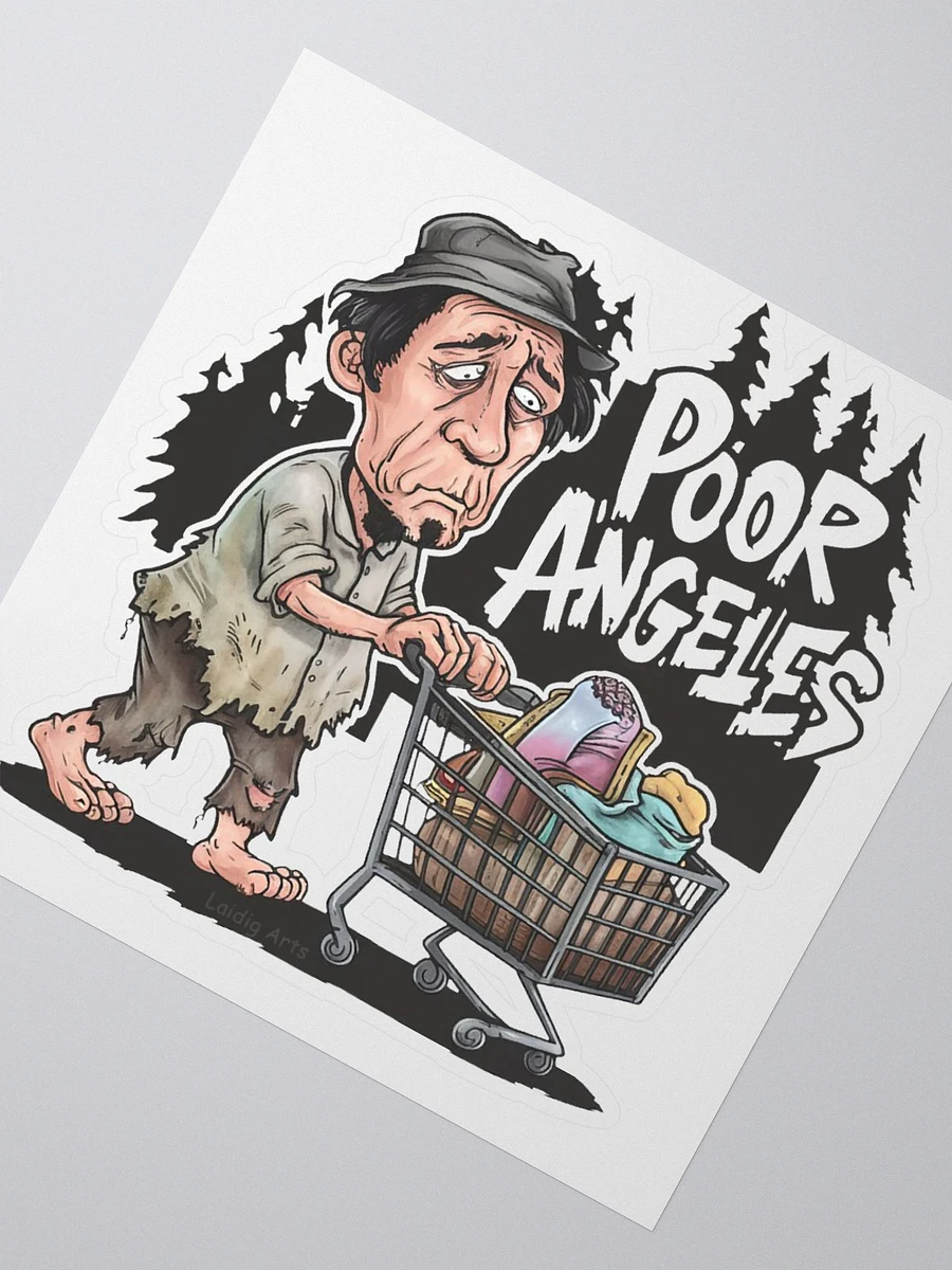 Poor Angeles Port Angeles Vinyl sticker product image (5)