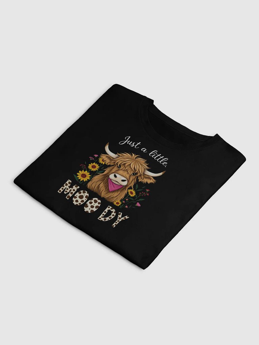 Just a Little Moody Highland Cow Easter Women's Crop Top product image (16)