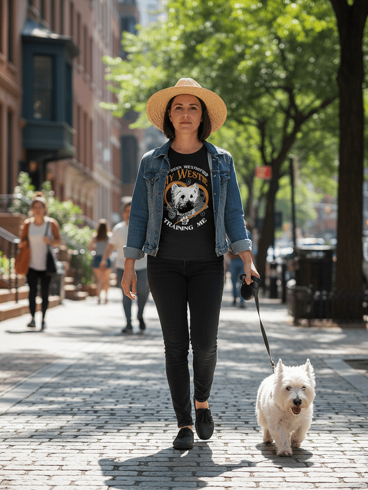 My Westie Is Training Me T-Shirt product image (1)