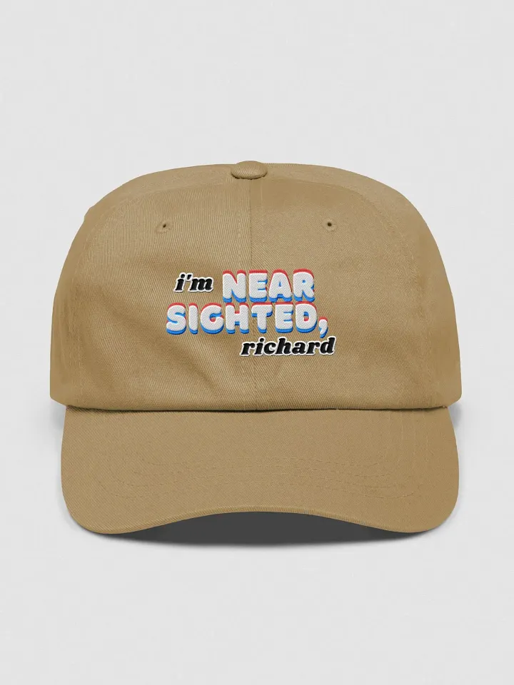 I'M NEARSIGHTED, RICHARD classic dad hat product image (2)
