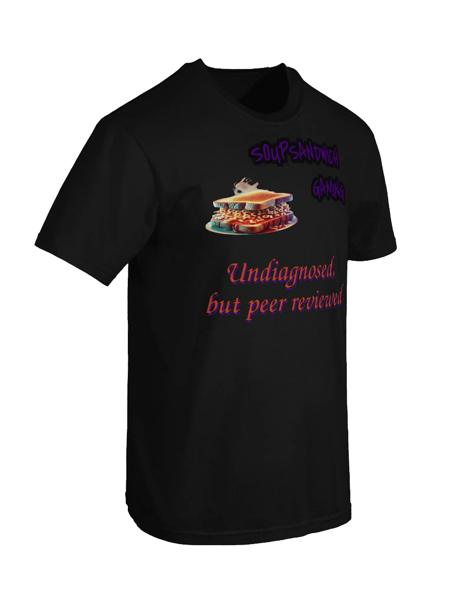 Undiagnosed SoupSandwich Gaming Tee product image (4)