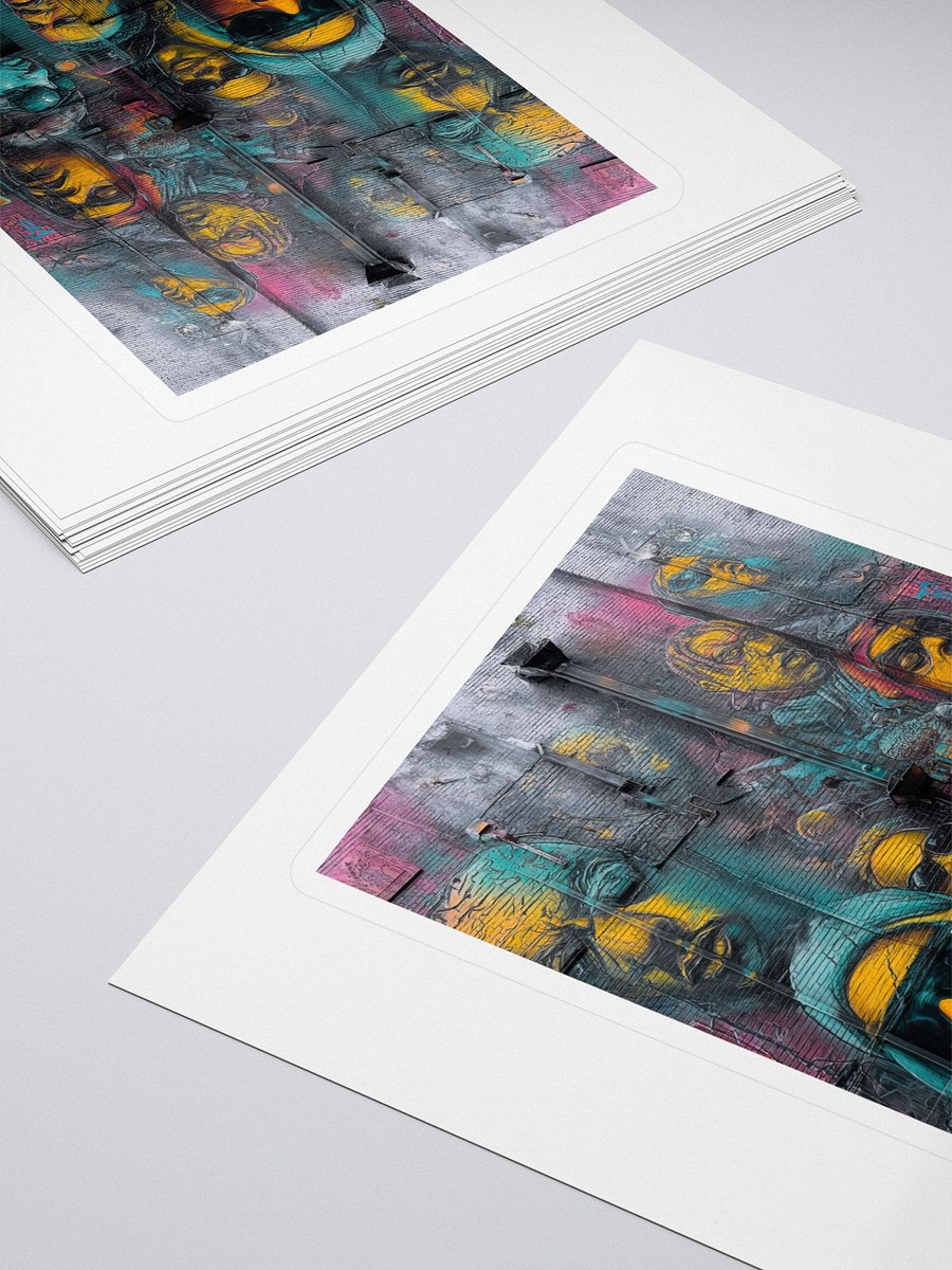 Graffiti Vibes Kiss Cut Stickers product image (4)