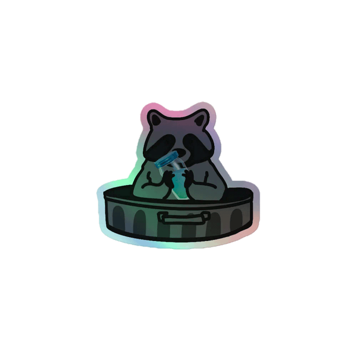 Lootin' NOT Shootin' Holographic Sticker product image (1)
