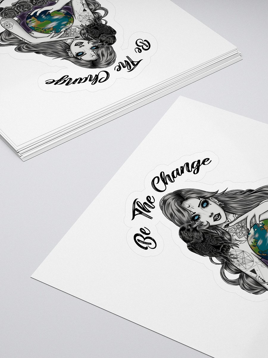 Be the Change Sticker product image (4)