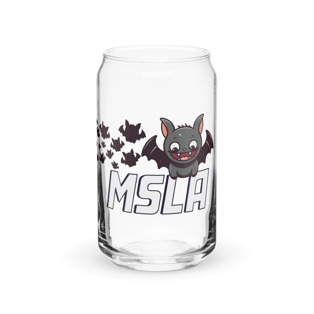 MSLA Halloween Bat - Can Shaped Glass product image (1)