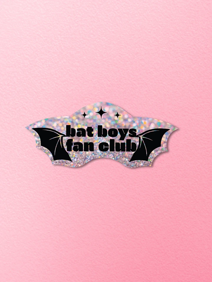 Bat Boys Fan Club Sticker (Glitter) product image (1)