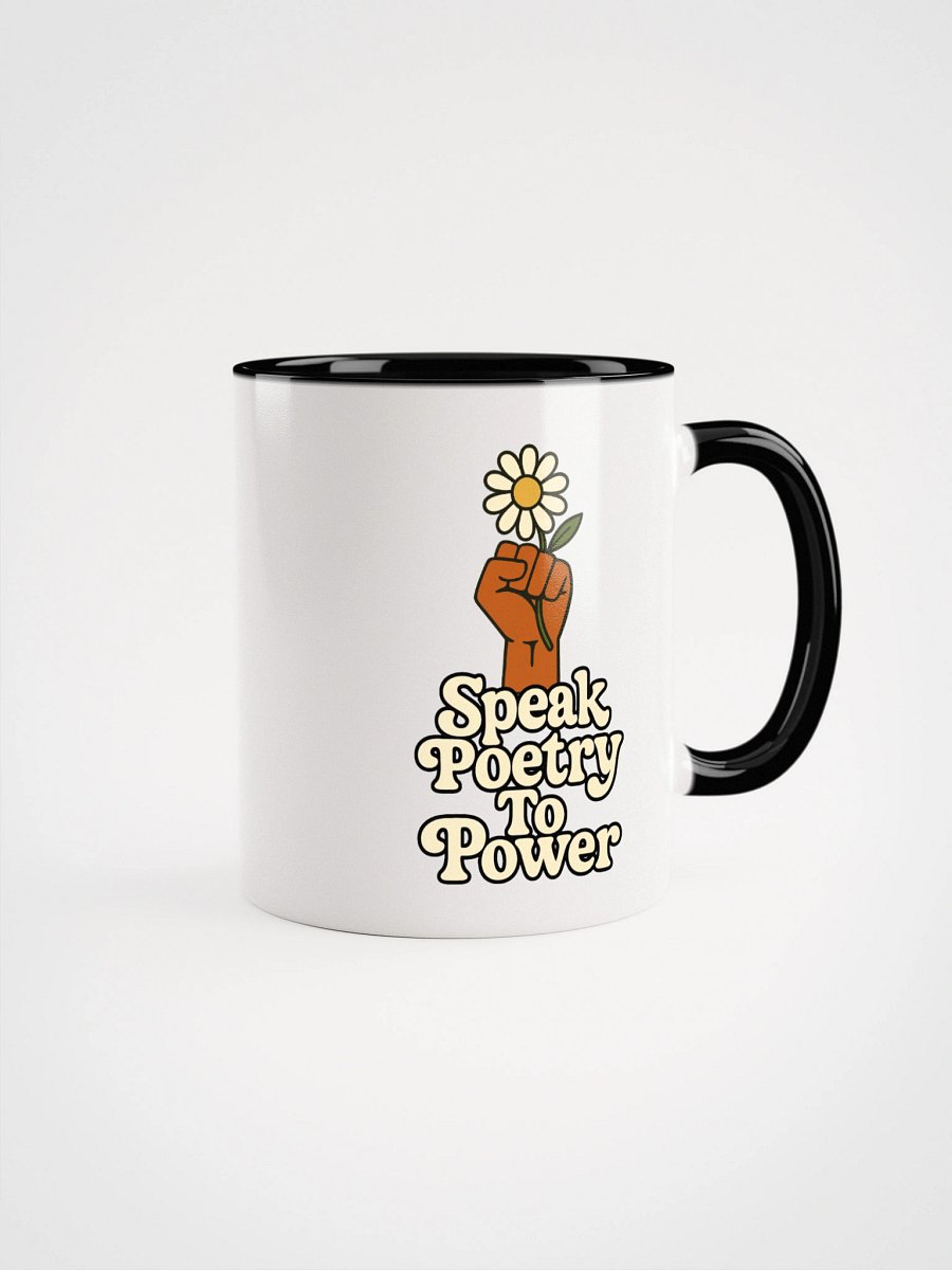 Speak Poetry To Power Accent Mug product image (1)