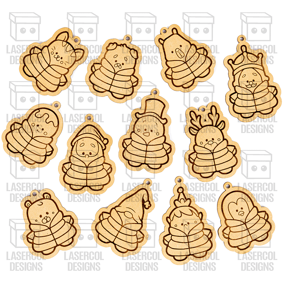 Christmas Ornaments - Laser Cut Files product image (5)