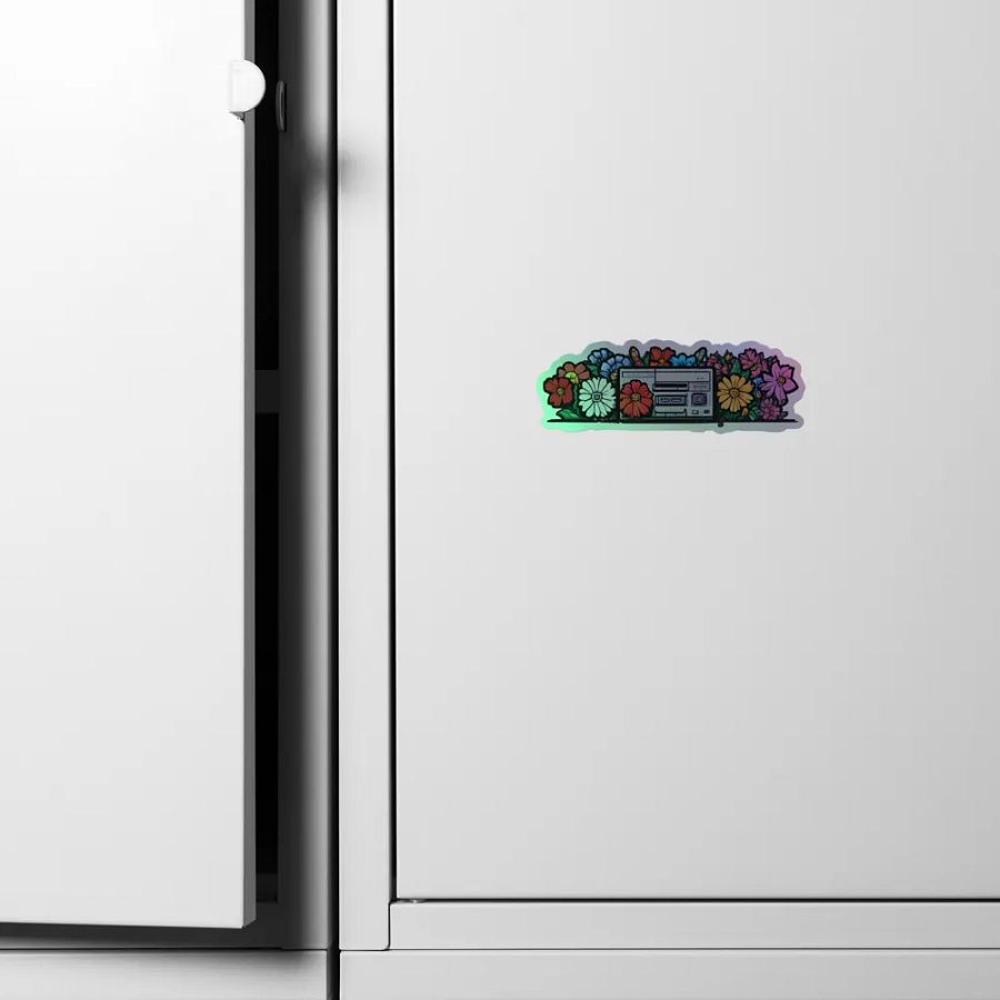 Retro Gaming Console Floral Sticker Set product image (4)