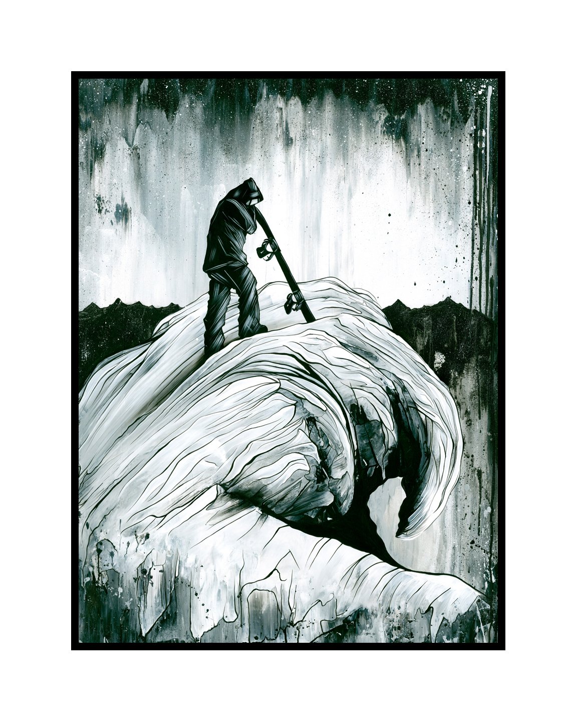 Greyrock Rider - Mounted Print product image (1)