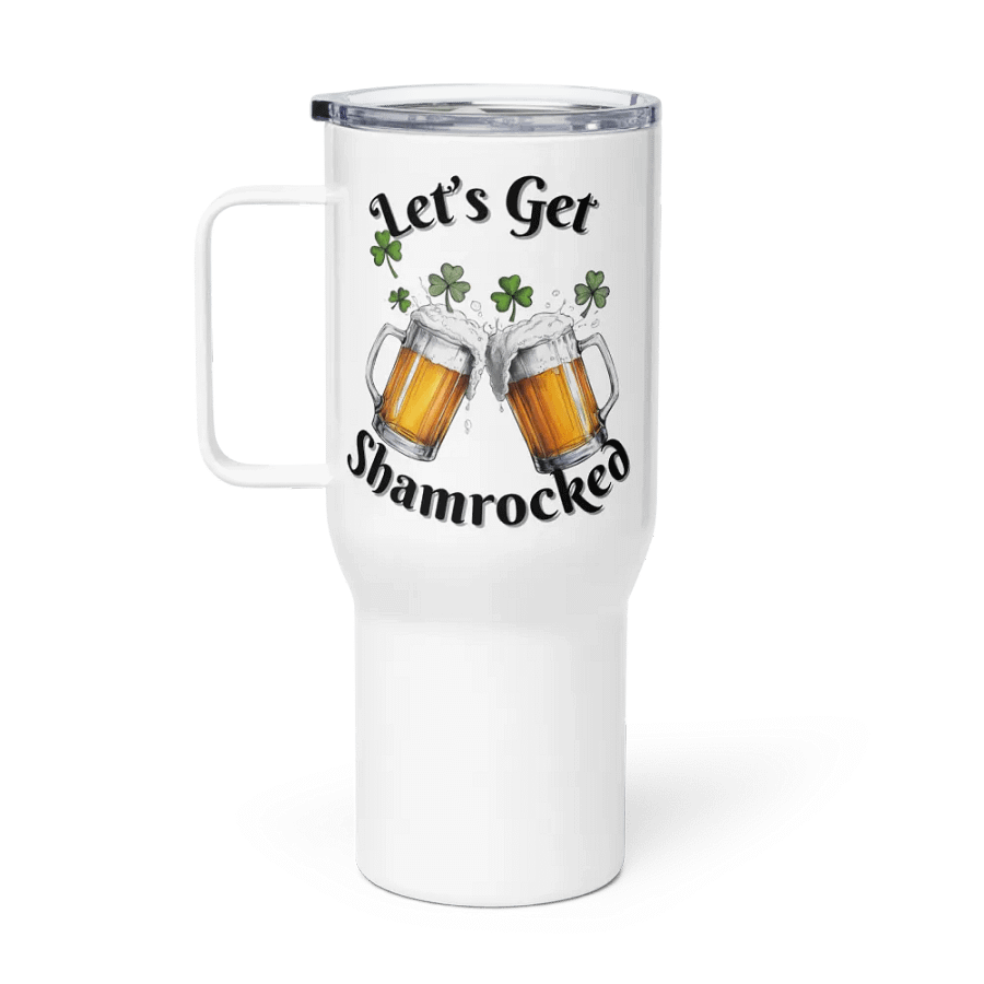 Let's Get Shamrocked Travel Mug product image (4)