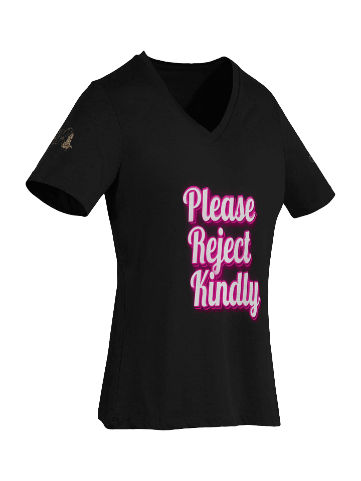 Reject Kindly/Other Words V-Neck T-Shirt product image (8)