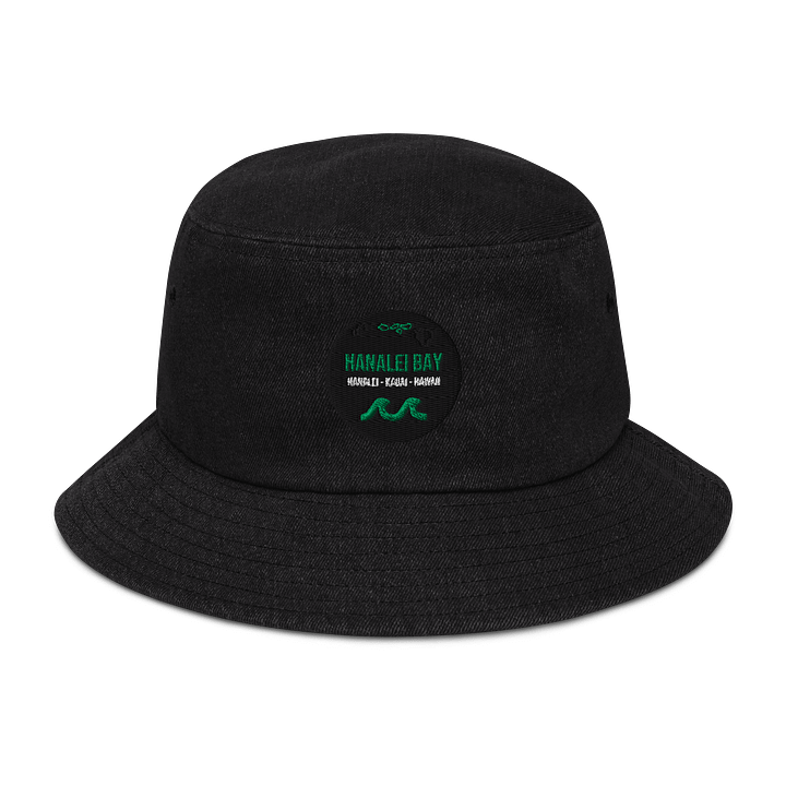 Hanalei Bay Kauai - Green Logo - Capstone Denim Bucket Hat product image (1)