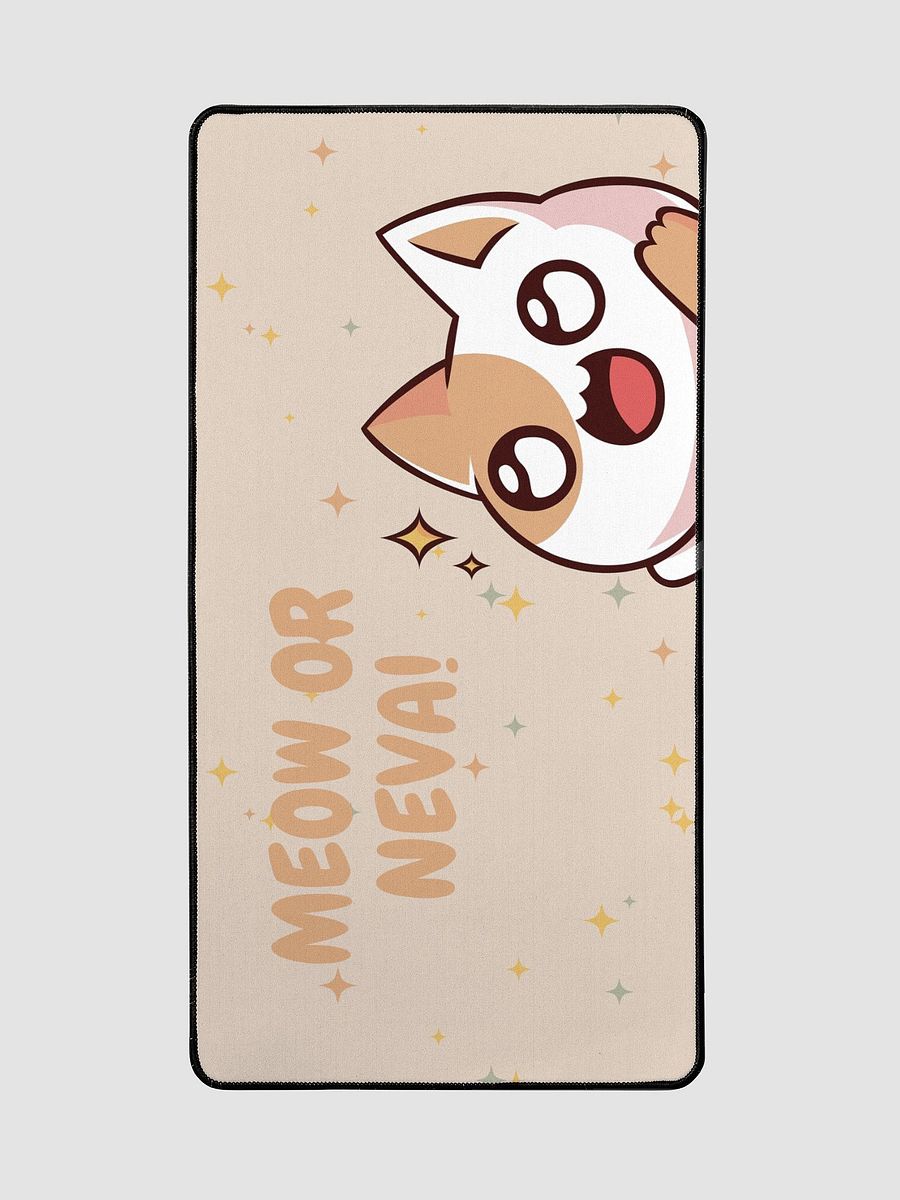 Meow or neva Desk Mat product image (2)