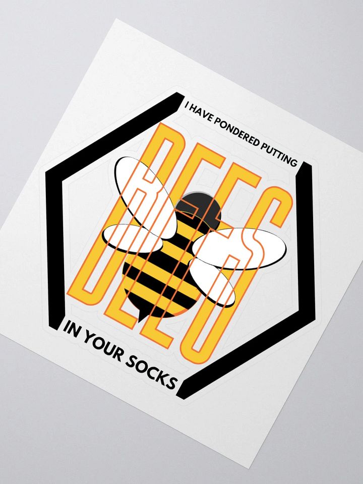 Bees in Your Socks Sticker product image (2)