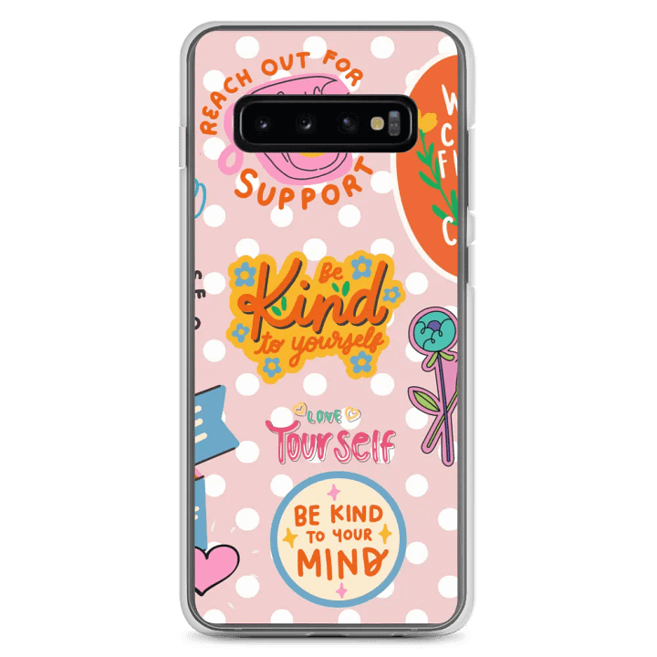 Positive Vibes Clear Samsung® Case product image (2)