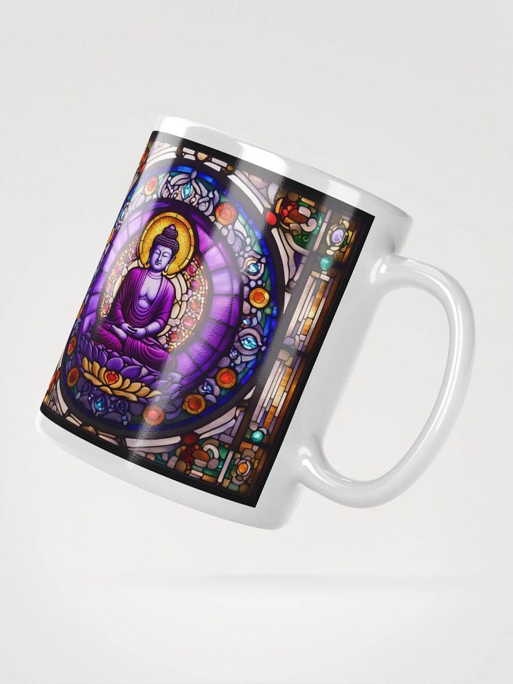 #006 Amethyst Tara Buddha Stained Glass Mug product image (4)