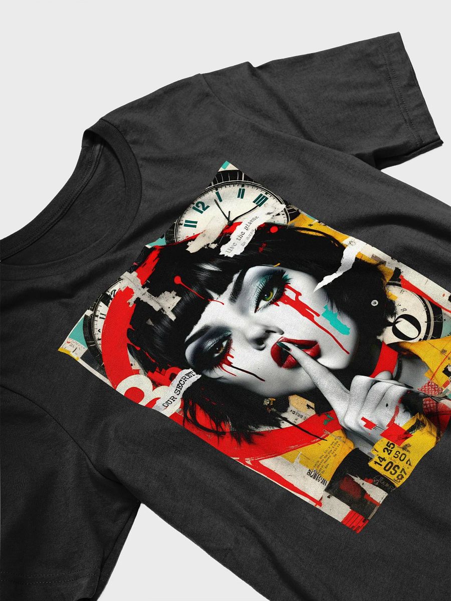 "Our Secret" Enigmatic Modern Art Graphic Unisex T-Shirt product image (2)