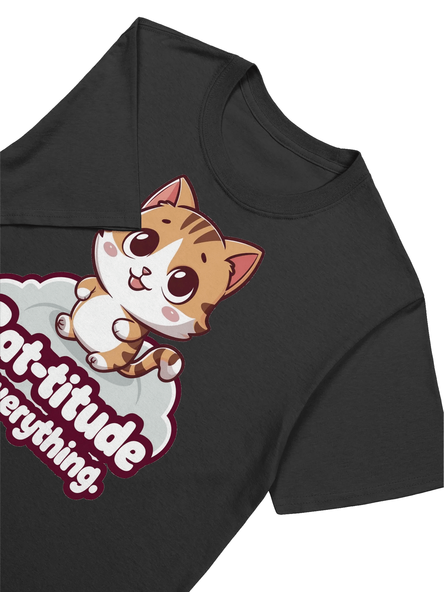 Cat Lover - Cloud Nine Feline - Cat-titude is Everything T-Shirt product image (17)