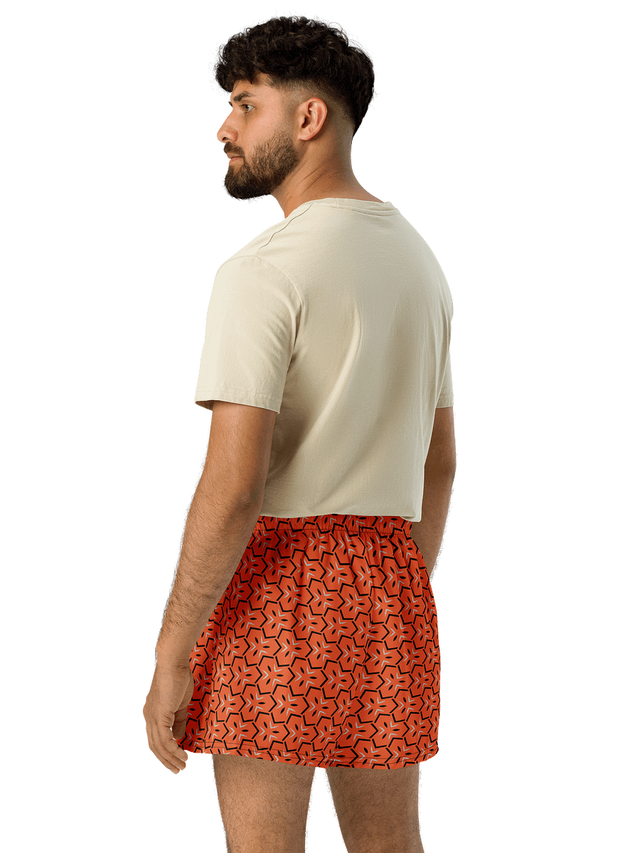 Onyx & Ember Geometric All Over Print Unisex Athletic Short Shorts product image (6)