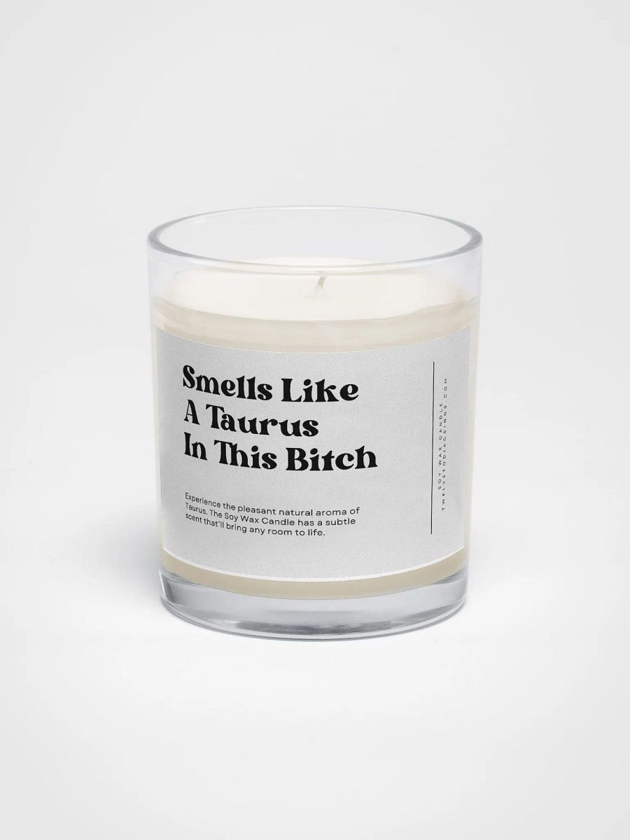 Funny Taurus Candle product image (1)