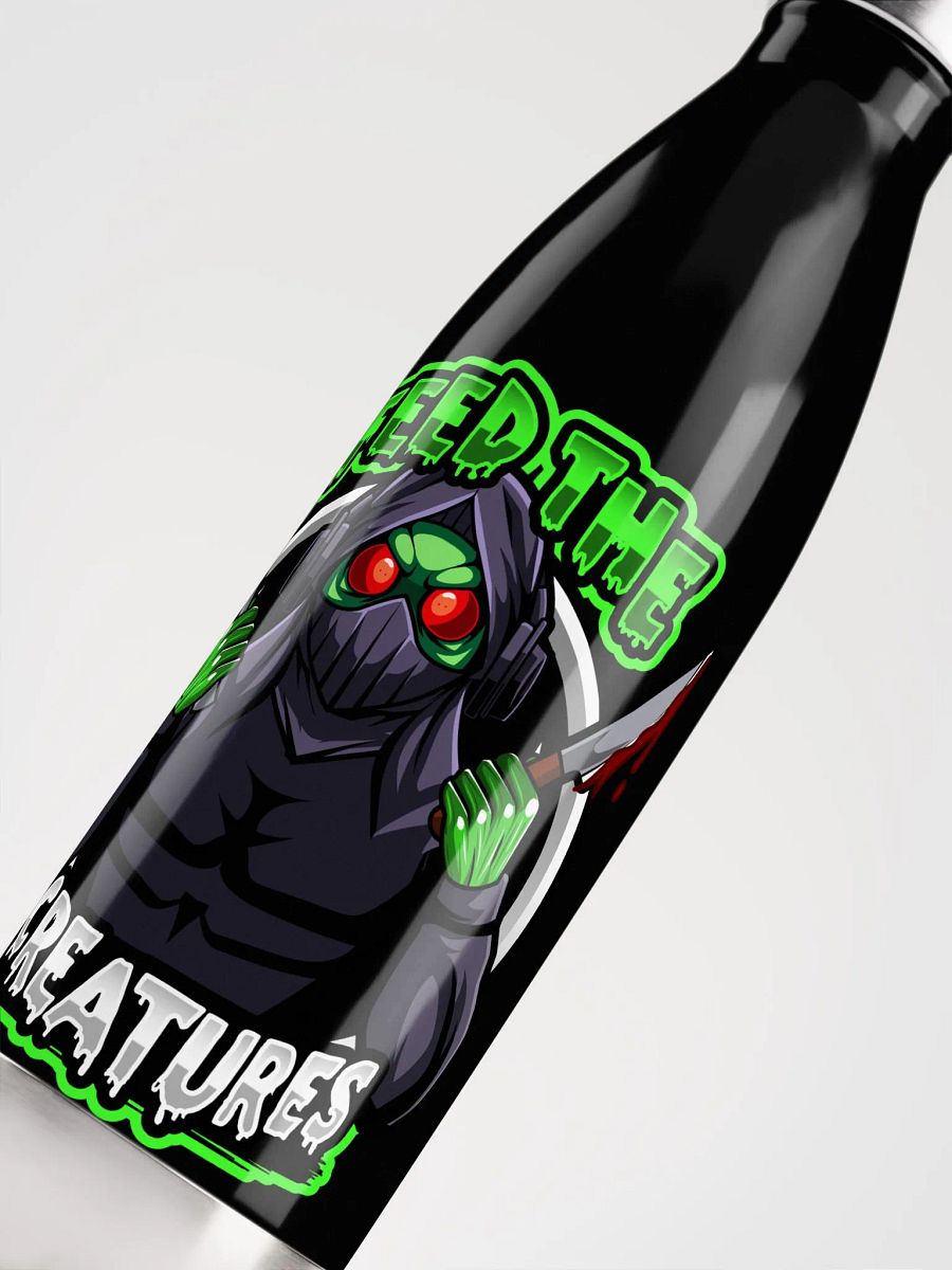 Feed The Creatures Stainless Steel Water Bottle product image (5)