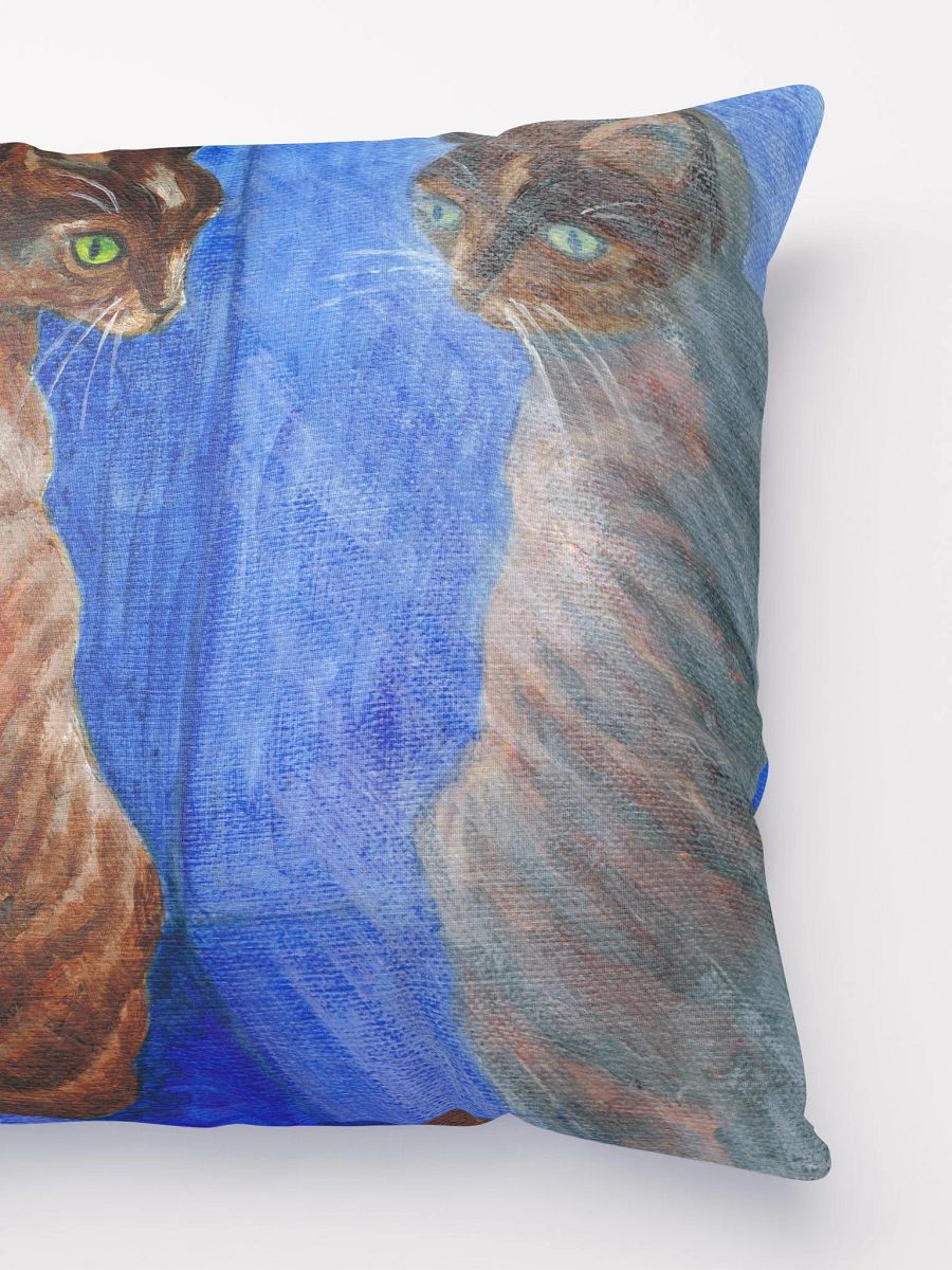 Mirror cat throw pillow product image (4)