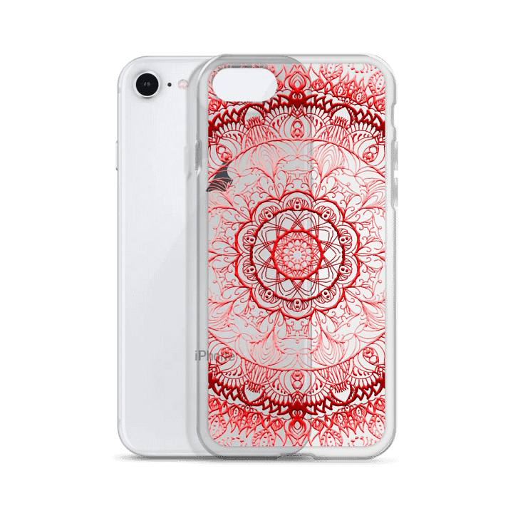 Crimson Mandala iPhone® Case product image (2)