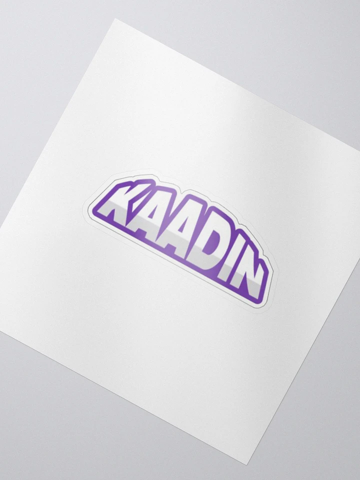 Kaadin - Purple and White Sticker product image (2)