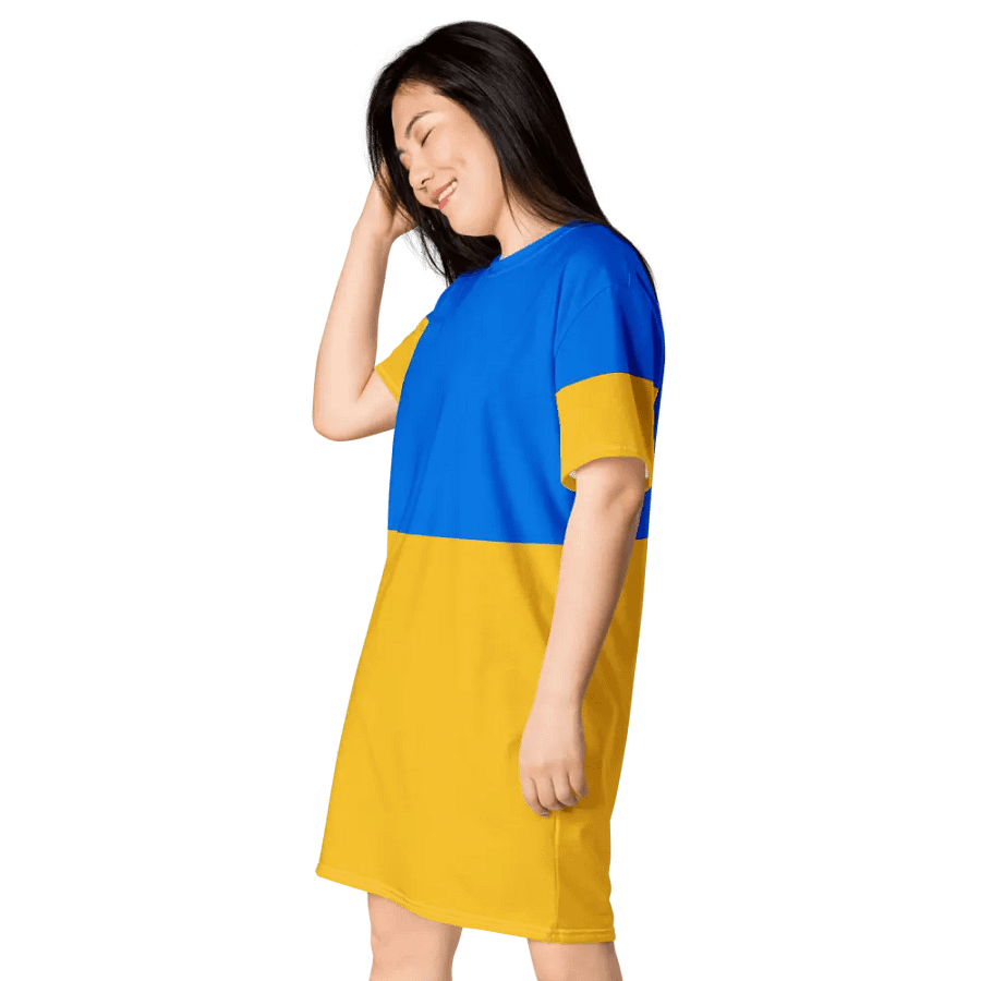 Ukrainian Pride All-Over T-Shirt Dress product image (3)