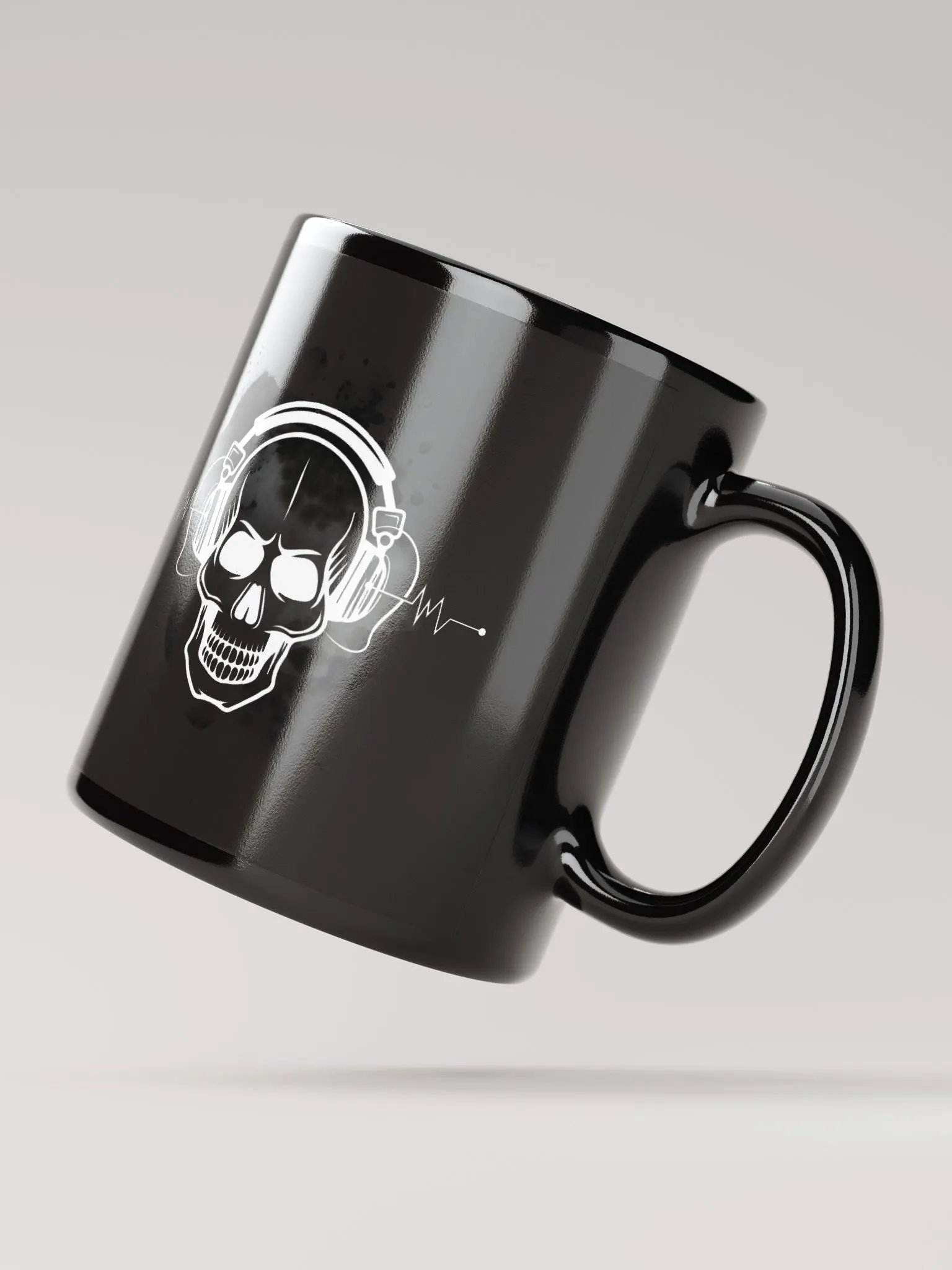 Sound wave Skull Mug product image (3)