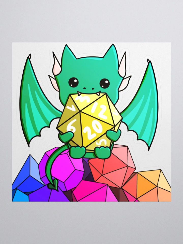 Dice Dragon Sticker product image (1)