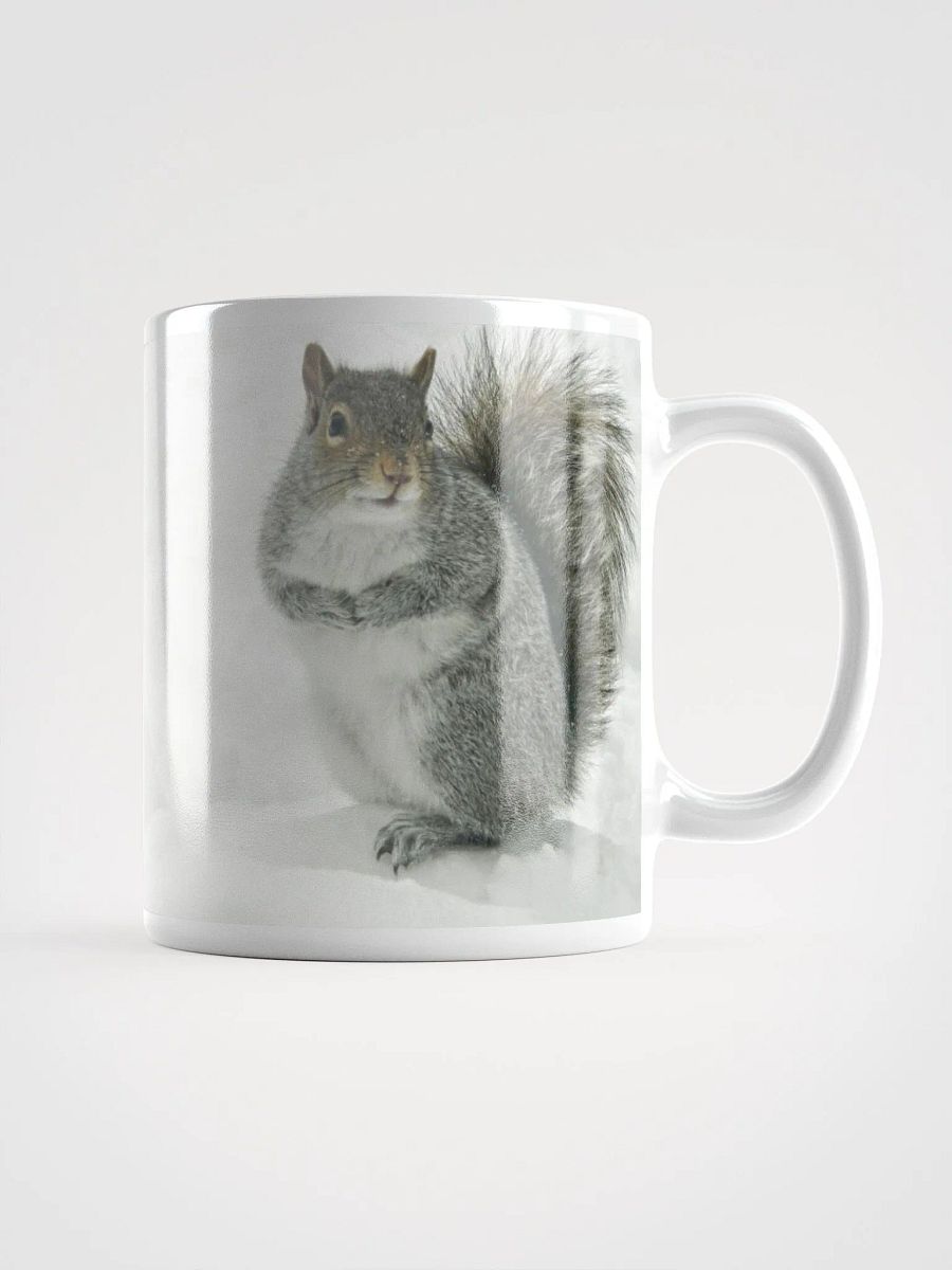 Fat Squirrel Winter Mug With "Cold Days of Winter" Poem Excerpt product image (1)