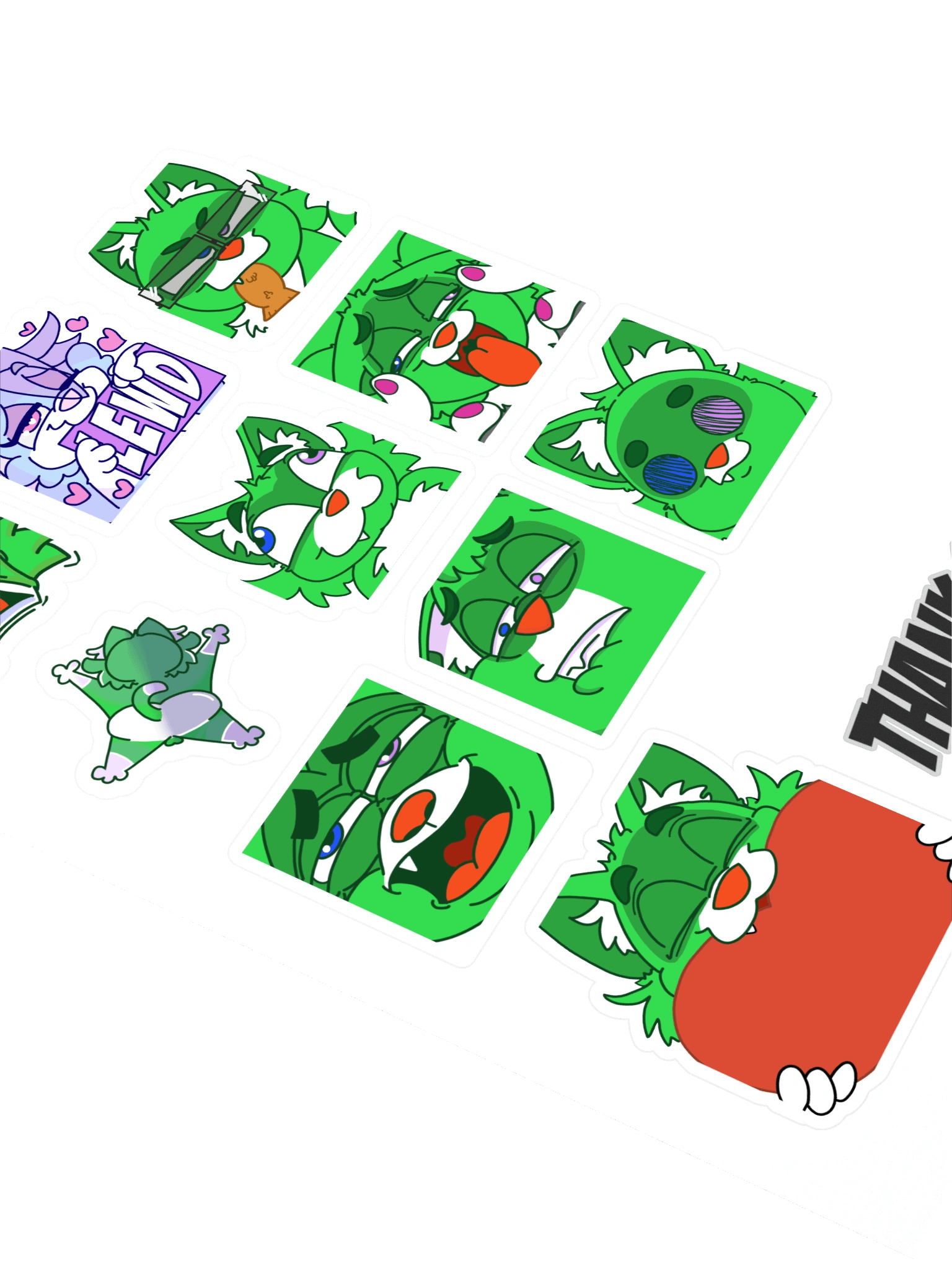 Emote Sticker Set 2025 pt 1 product image (2)