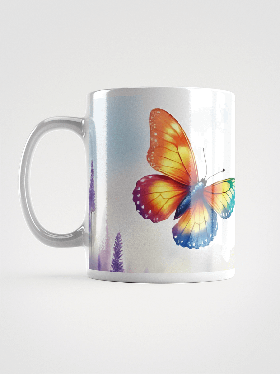 Mug Blanc - Papillon - Harmonie Florale - Idée Cadeau Originale product image (6)