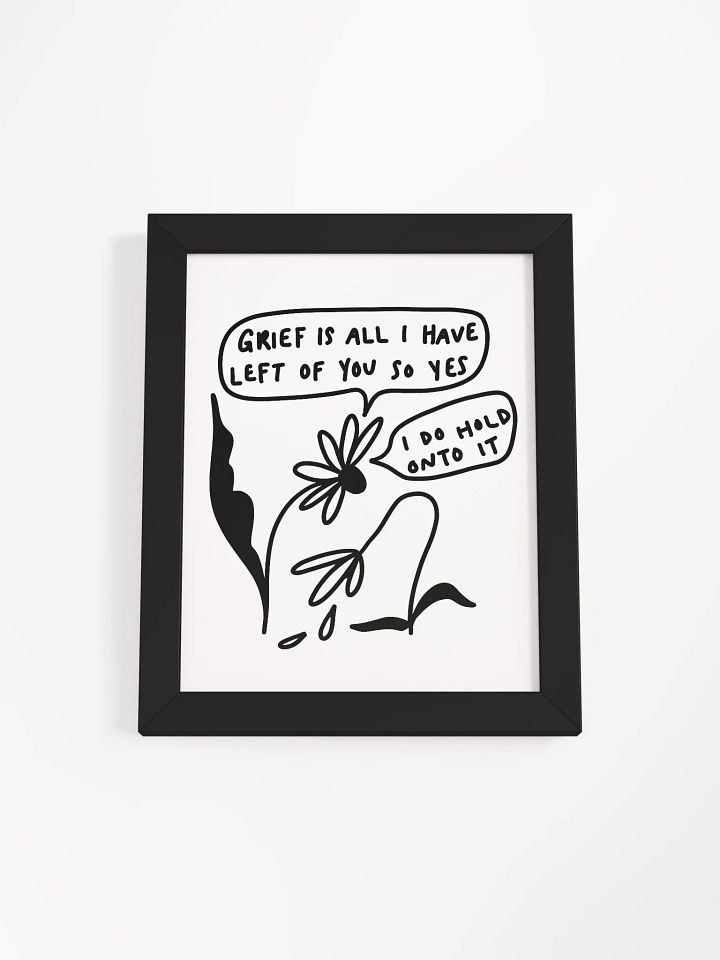 Grief Framed Art Print product image (1)