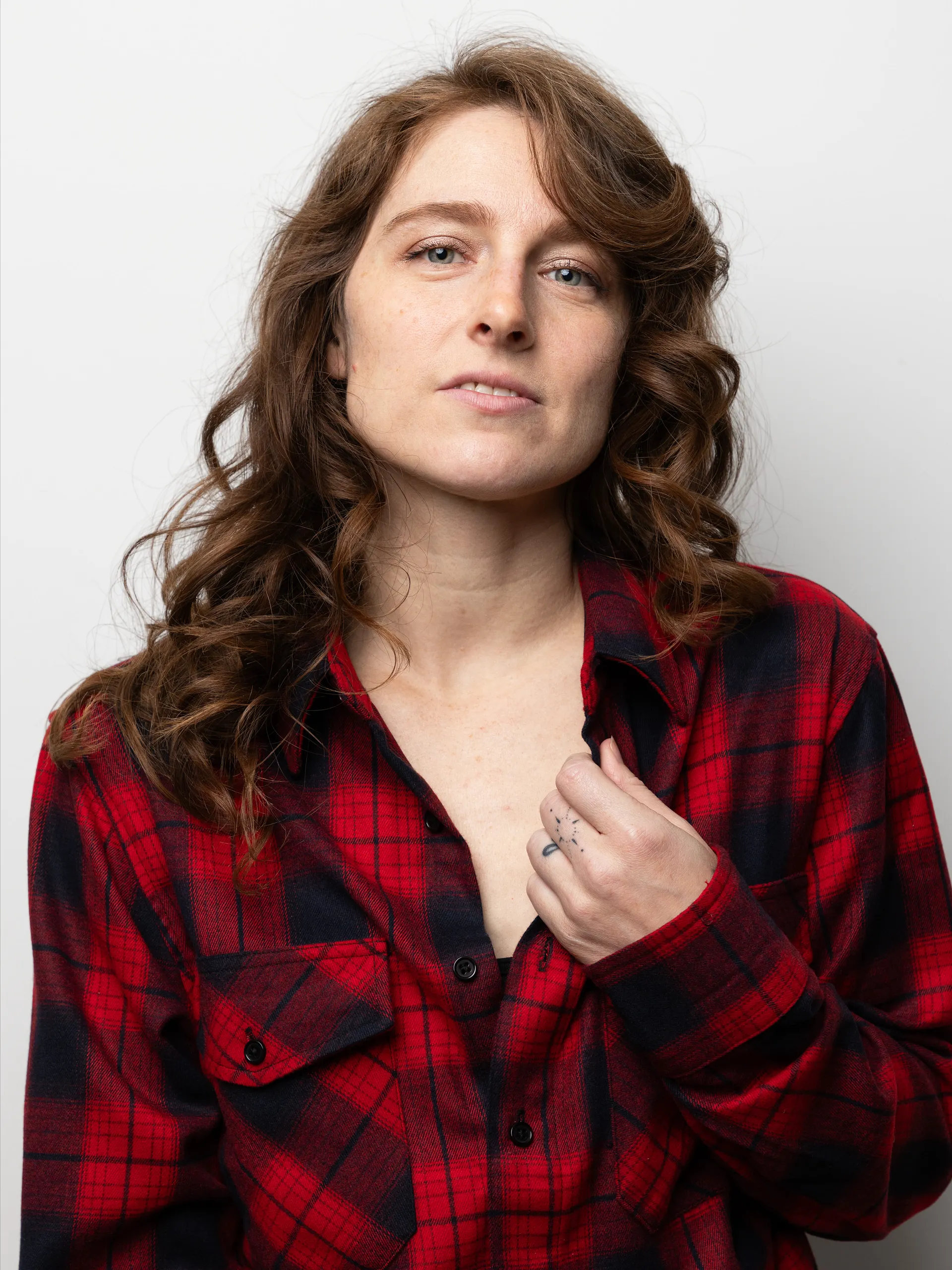 無料発送 Red/Black - Up Button Flannel | Bastard Beautiful トップス