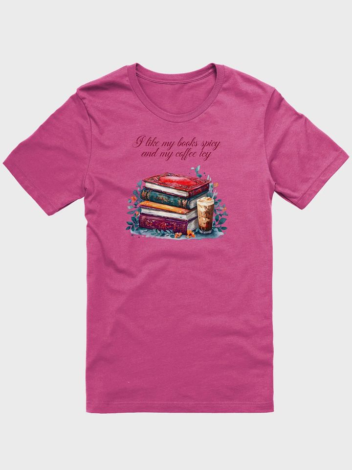 Floral Bookstack & Iced Coffee T-Shirt product image (11)